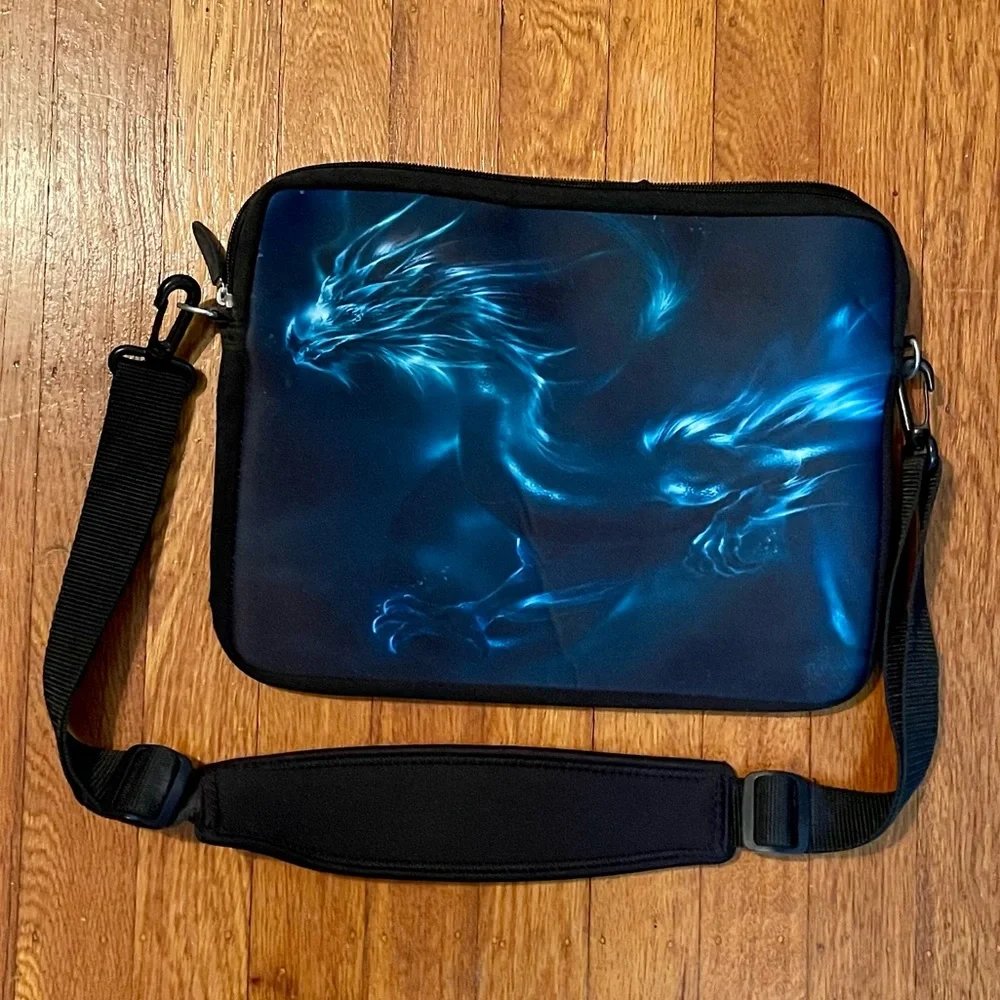 Meffort 12.5 x 10 Laptop/Tablet Padded Carrying Case - Removable Strap & Handles